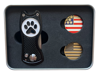 Divot Repair Tool USA Golf Set