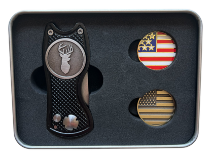 Divot Repair Tool USA Golf Set
