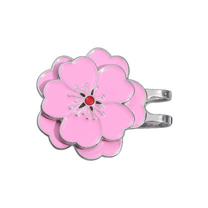 Azalea Bloom Golf Ball Marker Clip