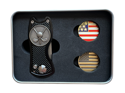 Divot Repair Tool USA Golf Set
