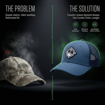 Aiming Fluid Golf Performance Hat (TourDry™ System)