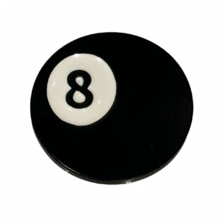 Eight Ball Ball Marker
