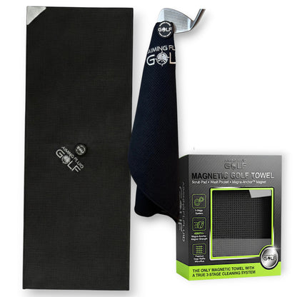 Magna-Anchor™ Magnetic Golf Towel – The 40 (16×40)