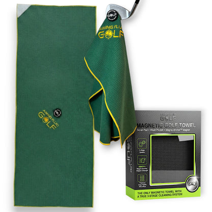 Magna-Anchor™ Magnetic Golf Towel – The 40 (16×40)