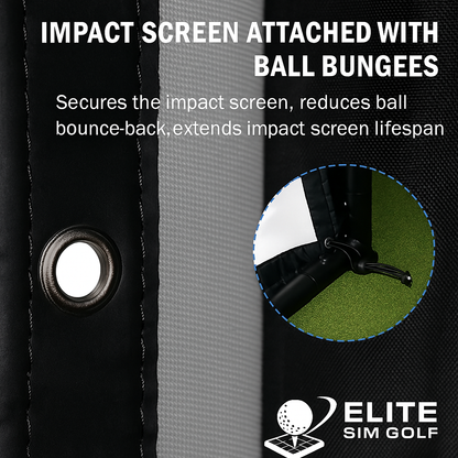 Eagle 12 Premium Golf Simulator Enclosure by Elite Sim Golf
